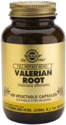 Solgar Valerian Root Συμπλήρωμα Διατροφής Βαλεριάνας για την Αντιμετώπιση της Αϋπνίας 100vcaps 230
