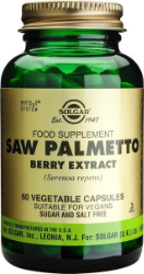 Solgar Saw Palmetto Berry Extract Συμπλήρωμα Διατροφής για την Υγεία του Προστάτη 60vcaps 190