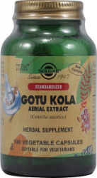 Solgar Gotu Kola Aerial Extract Συμπλήρωμα Διατροφής για Κυτταρίτιδα & Κιρσώδεις Φλέβες 100vcaps 156