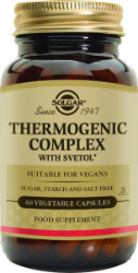 Solgar Thermogenic Complex Συμπλήρωμα Διατροφής για Αδυνάτισμα & Έλεγχο Βάρους 60vcaps 180