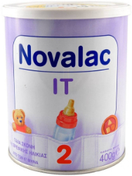 Novalac IT 2 Βρεφικό Γάλα σε Σκόνη 2ης Βρεφικής Ηλικίας κατά της Δυσκοιλιότητας από τον 6ο Μήνα 400gr 550
