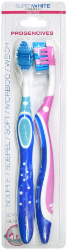Superwhite Progencives Soft Toothbrush Blue Pink 2τμχ