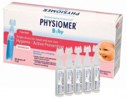 Physiomer Baby Unidoses Αμπούλες Φυσιολογικού Ορού για Μάτια Μύτη 30x5ml 224
