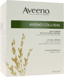 Aveeno Colloidal Bath Powder Dry Sensitive Skin 10sachets