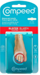 Compeed Toes Blister Plaster Επιθέματα για Φουσκάλες στα Δάχτυλα των Ποδιών 8τμχ 40