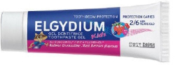 Elgydium Toothpaste Kids Red Berries Παιδική Οδοντόκρεμα 2-6 ετών με Γεύση Κόκκινα Φρούτα 50ml 85