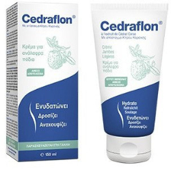 Cedraflon Cream Ενυδατική Κρέμα Ποδιών για Ανάλαφρα Πόδια 150ml 185