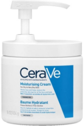 CeraVe Moisturising Cream for Dry to Very Dry Skin Pump Κρέμα Ενυδατική για Ξηρό Πολύ Ξηρό Δέρμα με Αντλία 454gr 533