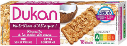Dukan Nutrition d' Attaque  Biscuits a la Noix de Coco 225gr