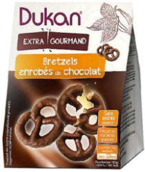 Dukan Extra Gourmand Bretzels Enrobes de Chocolat 100gr