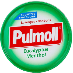 Pulmoll Lozenges Eucalyptus Menthol 45gr