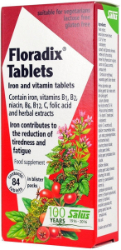 Power Health Floradix Iron & Vitamins Tablets Συμπλήρωμα Διατροφής για την 'Έλλειψη Σιδήρου 84tabs 460