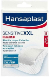 Hansaplast Sensitive XXL Sterile Wound Pads 8x10cm 5τμχ