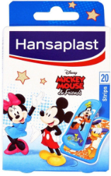 Hansaplast Junior Strips Disney Mickey & Friends 20τμχ