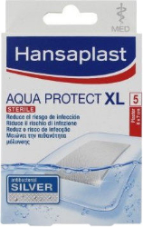 Hansaplast Aqua Protect XL Sterile Plasters 6x7cm 5τμχ