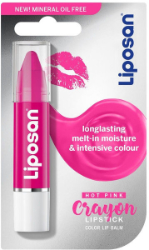 Liposan Crayon Lip Balm Hot Pink 3gr