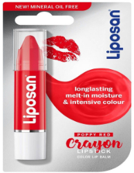 Liposan Crayon Lip Balm Poppy Red 3gr