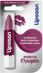 Liposan Crayon Lip Balm Black Cherry 3gr