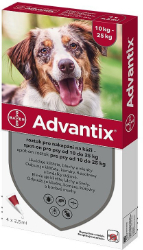 Advantix Spot-On Solution For Dogs From 10-25Kg 4X2,5ml