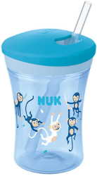 Nuk Action Cup Blue Monkey12m+ 230ml 1τμχ