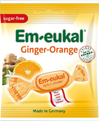 Em Eukal  Orange Ginger Sugar Free Καραμέλες 50gr