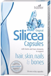 Hubner Original Silicea Capsules Hair Skin Nail Bones Συμπλήρωμα Διατροφής για Υγιή Μαλλιά Δέρμα Νύχια Οστά 30caps 90