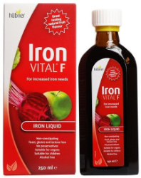 Hubner Iron Vital F Συμπλήρωμα Διατροφής με Σίδηρο & Βιταμίνη C σε Μορφή Σιροπιού με Ήπια Φρουτώδη Γεύση 250ml 300