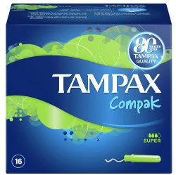 Tampax Compak Super Tampons 16τμχ