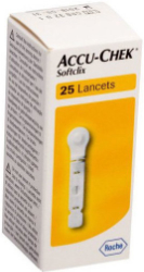 Roche Accu Chek Softclix Lancets Αποστειρωμένες Βελόνες Σκαρφιστήρες 25τμχ 55