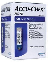Roche Accu Chek Aviva Test Strips of Blood Glucose 50τμχ