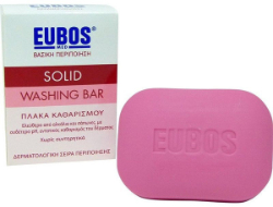 Eubos Red Solid Washing Bar Στερεή Πλάκα Καθαρισμού για Πρόσωπο & Σώμα Με Άρωμα 125gr 138