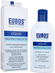 Eubos Liquid Washing Emulsion Blue Yγρό Καθαρισμού Προσώπου & Σώματος Χωρίς Άρωμα 200ml 268