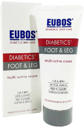 Eubos Diabetics Foot Leg Multi Active Cream Κρέμα Περιποίησης για Διαβητικά Πόδια 100ml 170