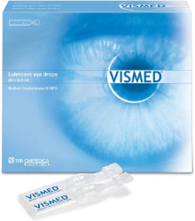 Vismed Lubrificant Eye Drops Μονοδόσεις Διάλυμα Οφθαλμικό Λιπαντικό 20x0.3ml 45