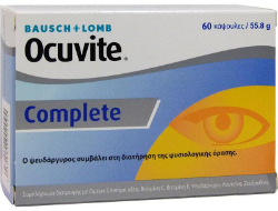 Bausch & Lomb Ocuvite Complete Συμπλήρωμα Διατροφής για την Καλή Υγεία των Οφθαλμών 60caps 96