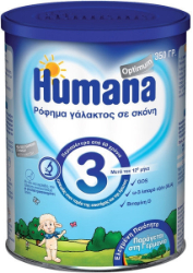 Humana Optimum No3 Ρόφημα Γάλακτος σε Σκόνη 350gr