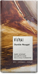Vivani Organic Chocolate Dark Nougat 100gr