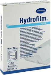 Hartmann Hydrofilm PlusAdhesive Film Dressing 5cmx7.2cm 5τμχ