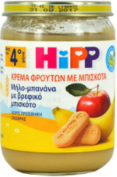 Hipp Bio Apple Banana Biscuit Cream 4m+190gr