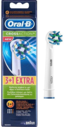 Oral B 3+1 Pack Cross Action Replacement Brush Heads 4τμχ
