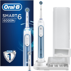 Oral-B Smart 6 6000N Ηλεκτρική Οδοντόβουρτσα με Χρονομετρητή και Αισθητήρα Πίεσης 1τμχ 400