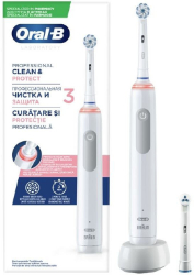 Oral-B Professional Clean & Protect 3 Ηλεκτρική Οδοντόβουρτσα με Χρονομετρητή 1τμχ 250