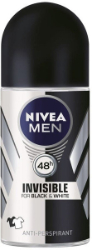 Nivea Men Invisible for Black & White Roll-On 48h 50ml