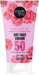 Organic Shop Cranberry Sunscreen Day Face Cream SPF50 Αντηλιακή Κρέμα Προσώπου για Κανονική προς Ξηρή Επιδερμίδα 50ml 88