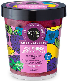 Organic Shop Body Desserts Scrub Blackberry Jam Απολεπιστικό Σώματος Λείανσης 450ml 505