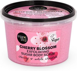 Organic Shop Cherry Blossom Exfoliating Sugar Body Scrub Απολεπιστικό Σώματος με Ζάχαρη & Άνθη Κερασιάς για Λεία & Απαλή Επιδερμίδα 250ml 300 Organic Shop Cherry Blossom Exfoliating Sugar Body Scrub Απολεπιστικό Σώματος με Ζάχαρη & Άνθη Κερασιάς για Λεία & Απαλή Επιδερμίδα 250ml 300