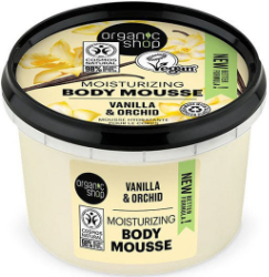 Organic Shop Vanilla & Orchid Body Mousse Ενυδατική Μους Σώματος με Άρωμα Βανίλια 250ml 265