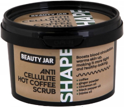 Beauty Jar Shape Anti-cellulite Hot Coffee Scrub 250gr