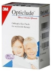 3M Opticlude Maxi Adults Orthoptic Eye Patch 5,7x8,2cm 20τμχ