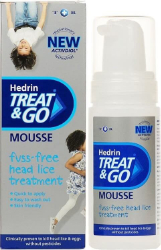 Hedrin Treat & Go Mousse Fuss Free Head Lice Treatment 100ml